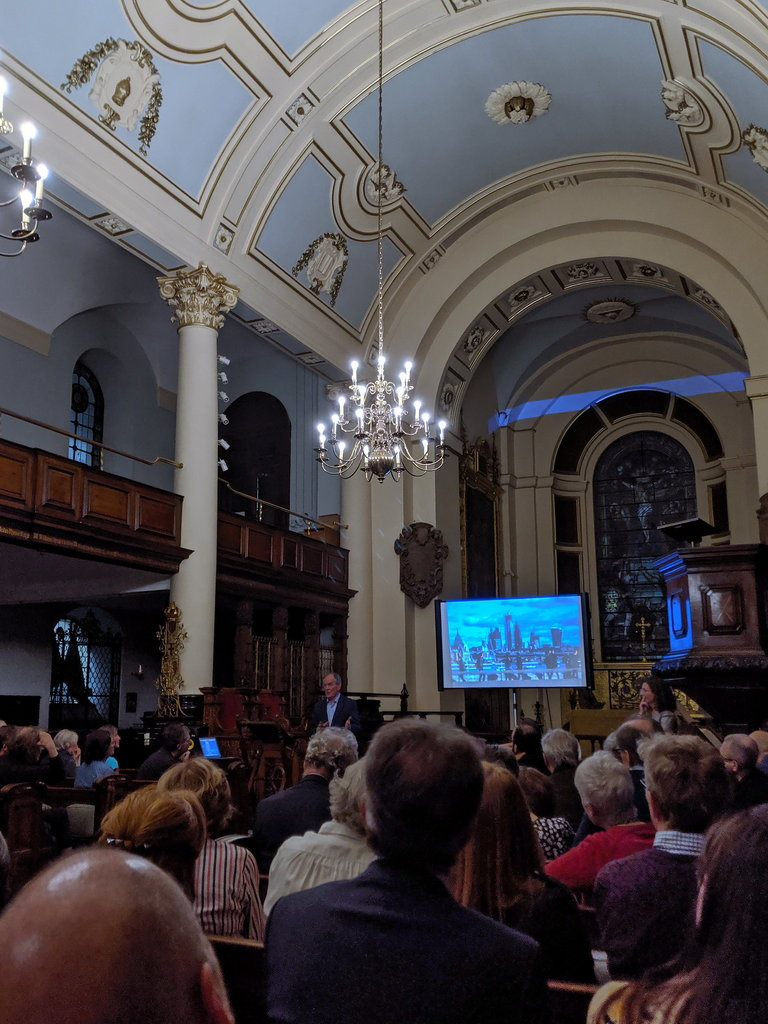 Sir Simon Jenkins at St Botolph, 2019