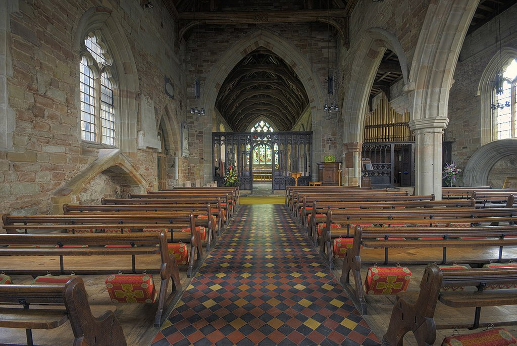Church of St Andrew, Clifton Campville (interior)