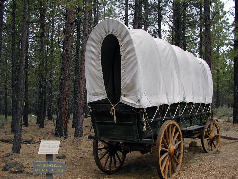 Covered Wagon at the High Desert Museum