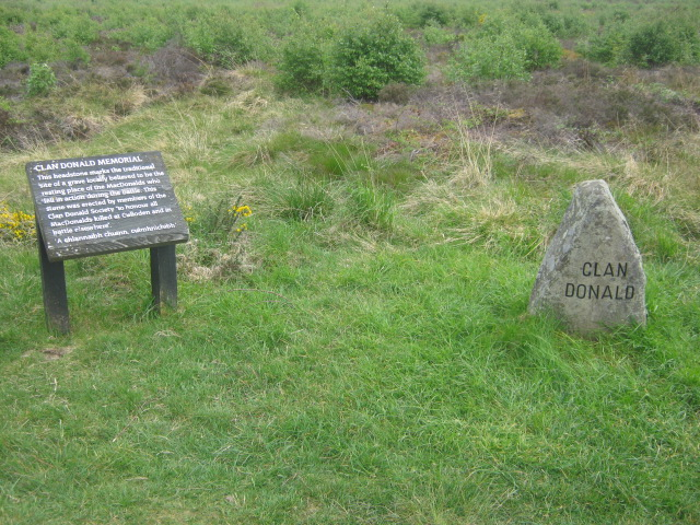 Clan Donald Grave, Culloden