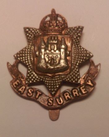 East Surrey Regiment Cap Badge