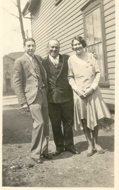 Harry and Bill Knight and Bill's daughter