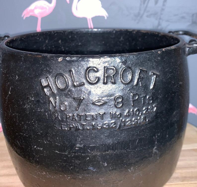 Holcroft cast iron pot