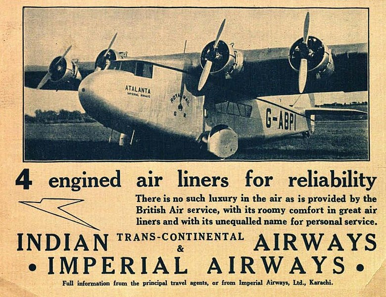 Imperial Airways Ad, 1936