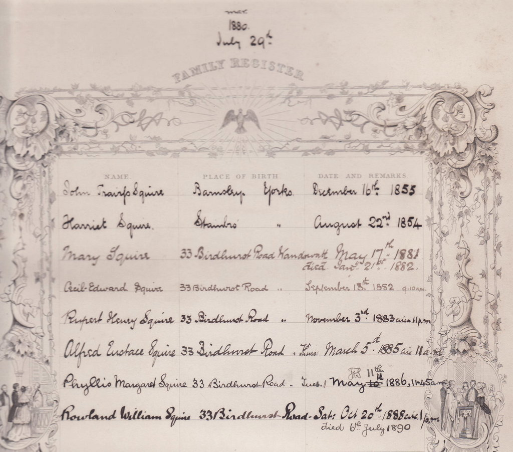 John T. Squire's Family Bible