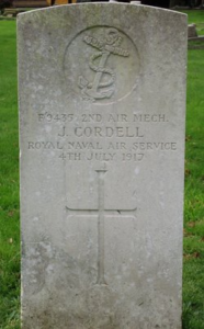 Memorial to James Cordell