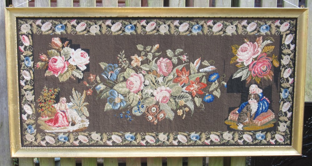 Large Victorian Needlework