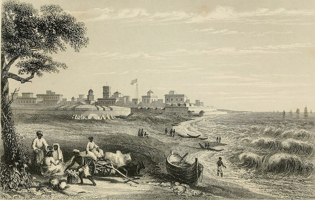 Fort St George, Madras, 1858
