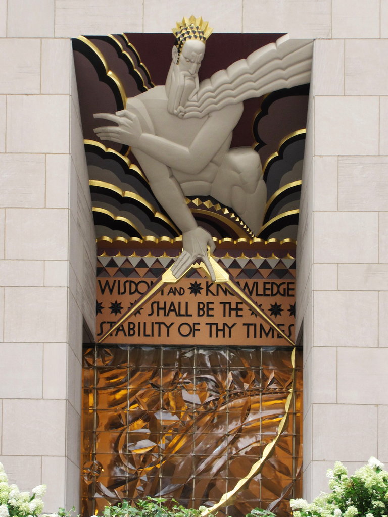 Wisdom at the Rockefeller Centre, New York