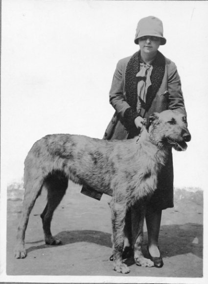 Phyllis Strohmenger with dog