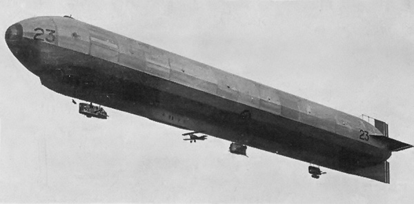 R-23 Airship with Camel