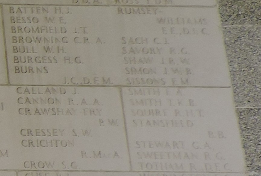 Memorial to Roland Squire