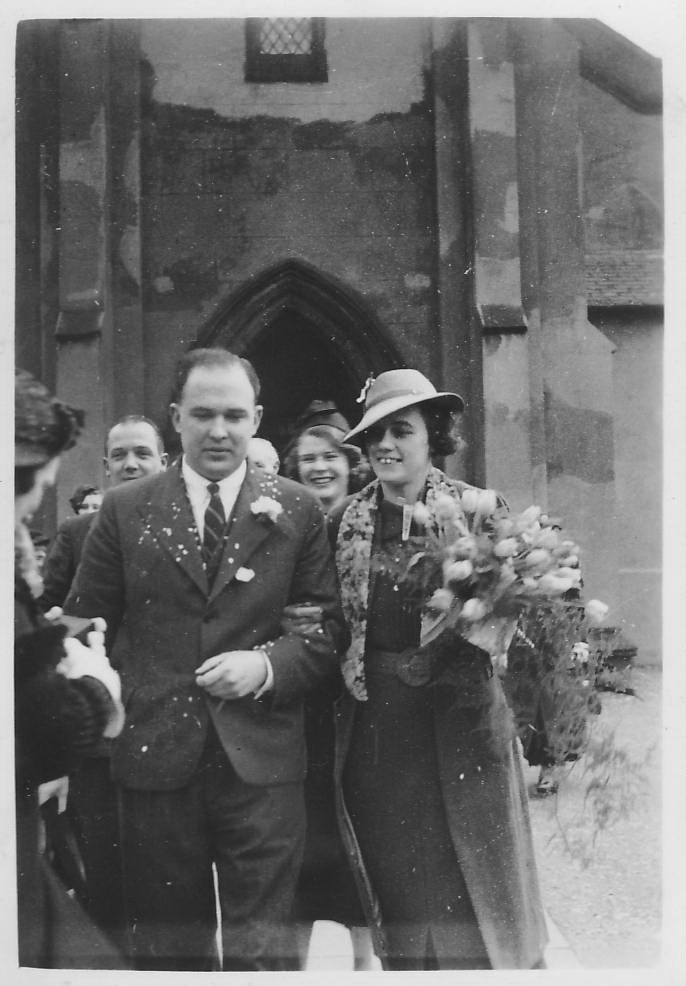 Terry and Mabel Wheaver's Wedding, 1937